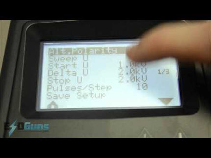 Touch screen of the Haefely ONYX 16