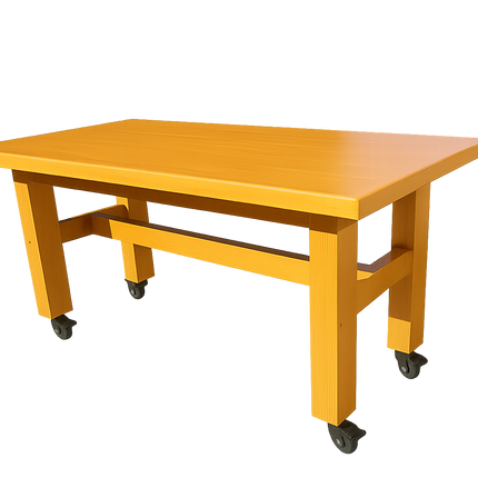 Add casters to wheel table around the test lab