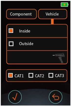 Preprogrammed menu for automotive ESD immunity according to ISO 10605