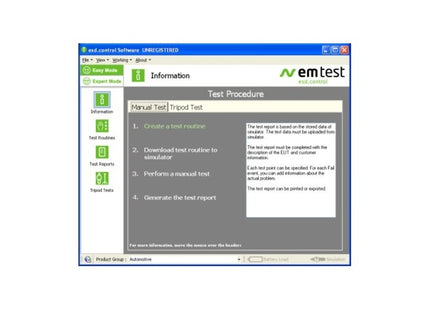 EM Test esd.control ESD Test Management Tool (Remote Control Software)