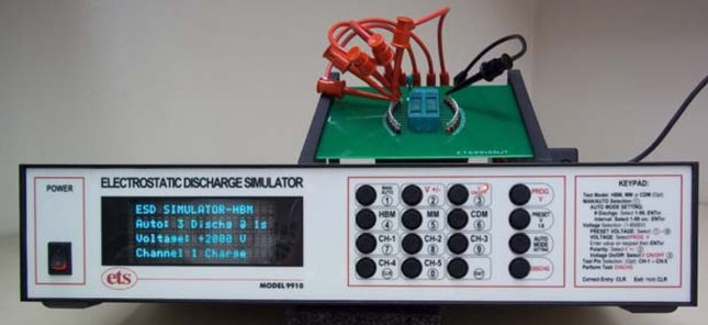 Elecro Tech Systems (ETS) 9910 Multi-Pin ESD Simulator for Microelectronic Devices - ESDGuns.com