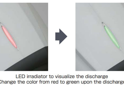 LED Light Confirmation of Electrostatic Discharge from Pistol