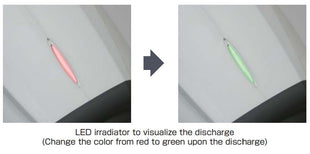 LED Light Confirmation of Electrostatic Discharge from Pistol