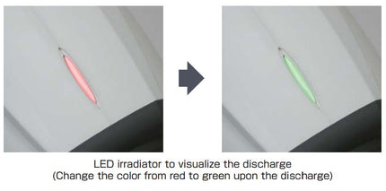 Verify Static Discharge is Active with LED light on GT-30R Pistol