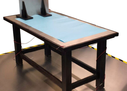 ESD Test Table/Bench with Coupling Planes and Grounding Cables - ESD Test Setup - ESDGuns.com