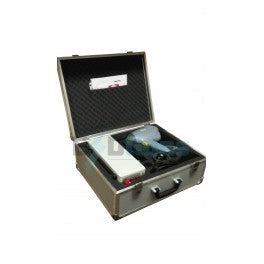 Teseq NSG 438 30kV ESD Simulator Gun rental kit in protective carrying case, ideal for mobile electrostatic discharge testing setups.