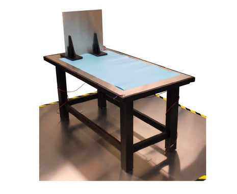 ESD Test Table/Bench with Coupling Planes and Grounding Cables - ESD Test Setup - ESDGuns.com