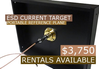 CST-PRP Current Sensing Target/Portable Reference Plane for ESD Generator Calibration